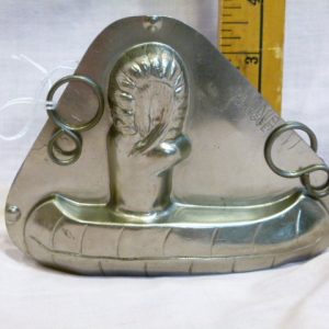 Indian In Canoe Chocolate mold