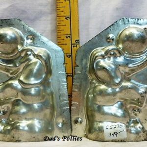 old antique metal vintage chocolate mold for sale unique gift elephant