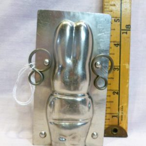 old metal vintage antique chocolate mold for sale unique gift rabbit bunny