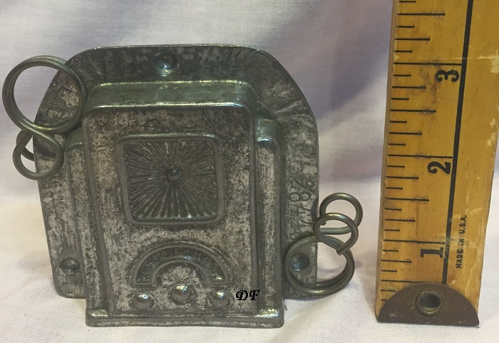 old metal radio vintage antique chocolate mold for sale