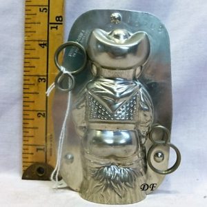 Old antique metal chocolate mold for sale unique gift