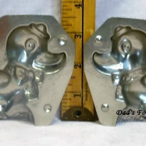 old metal vintage antique chocolate mold mould for sale