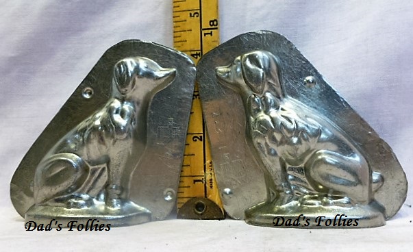 antique old metal vintage antique chocolate mold for sale animal