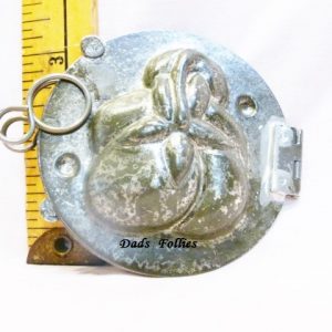 antique old metal vintage chocolate mold for sale unique gift