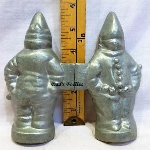 old antique vintage pewter ice cream mold for sale
