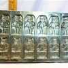old antique metal vintage chocolate mold for sale flat, tray