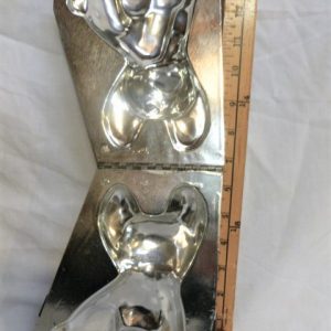 old metal vintage antique chocolate mold for sale unique dog