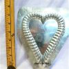 old antique metal vintage chocolate mold for sale heart
