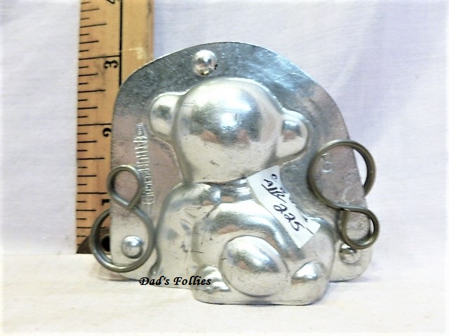old antique metal vintage chocolate mold for sale animal