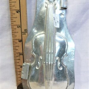 old antique metal vintage chocolate mold for sale music