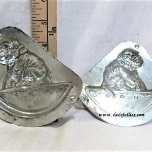 old antique metal vintage chocolate mold for sale monkey